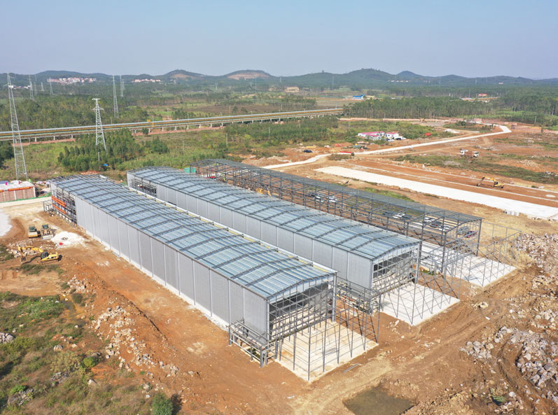 Projeto de criação de poedeiras em cadeia completa de 3,6 milhões de aves em Guigang Tongfa