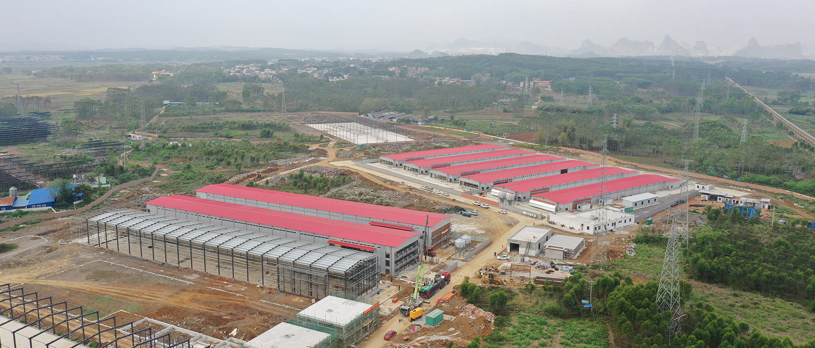 Guigang Tongfa Projeto de cria&ccedil;&atilde;o de poedeiras em toda a cadeia industrial de 3,6 milh&otilde;es de aves